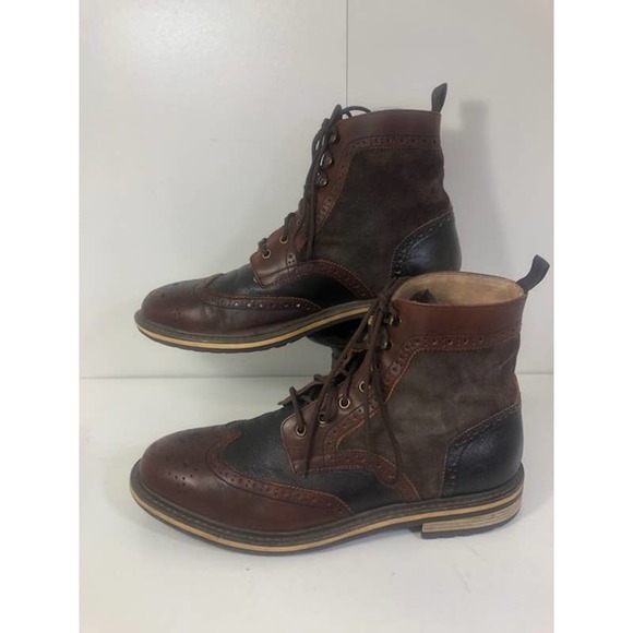 Nordstrom 1901 Lace-up Leather Boots Brown Men\'s US 13M main image 4
